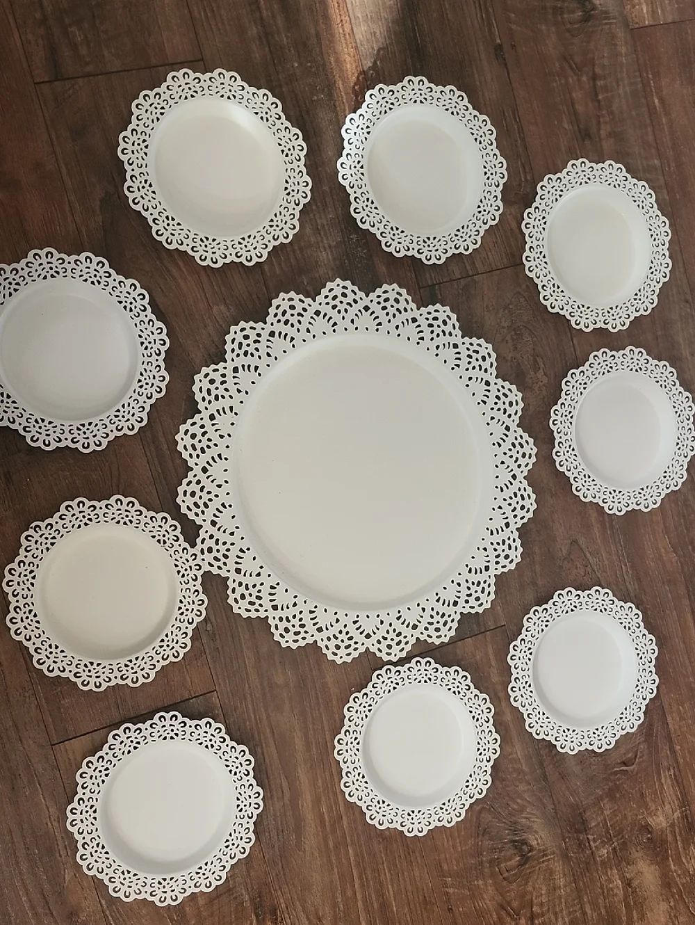 IKEA Skurar Decorative Trays/Candle Dishes/Holders